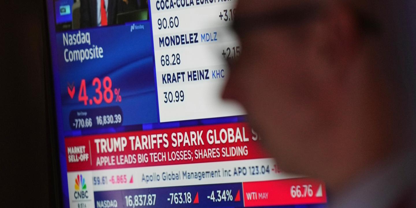 Crash des marchés américains: Une journée noire après les nouvelles taxes douanières
